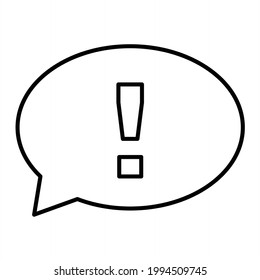 Vector Info Outline Icon Design
