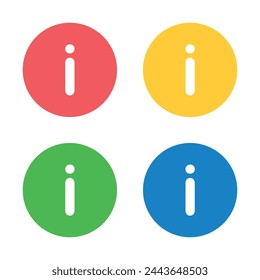 Vector Info Symbol Icon Set