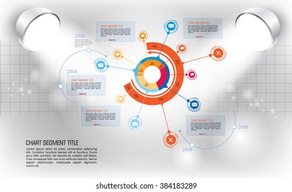 Vector of infographic