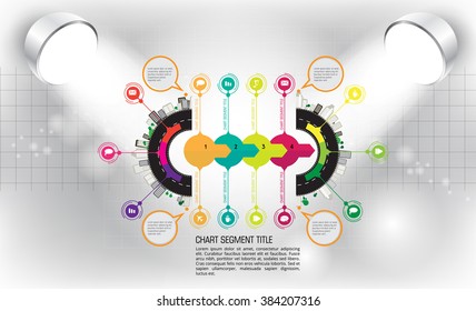 Vector of infographic