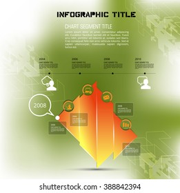 Vector of infographic