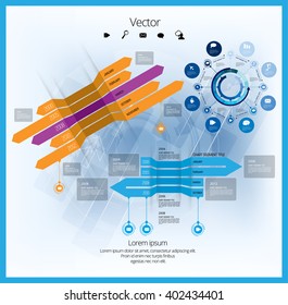 Vector of infographic