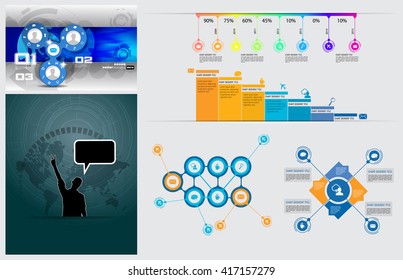 Vector of infographic