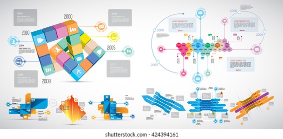 Vector of infographic