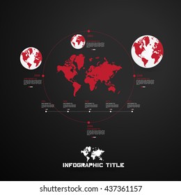 Vector of infographic