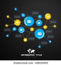 Vector of infographic