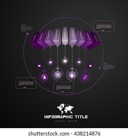Vector of infographic