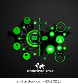 Vector of infographic