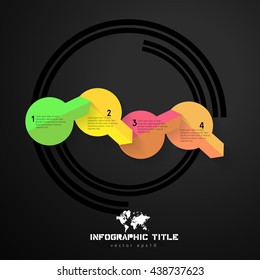 Vector of infographic