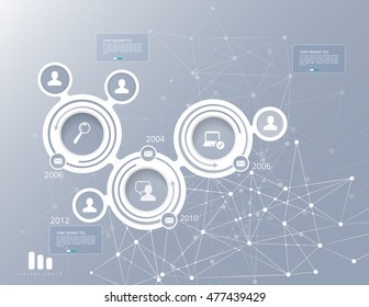 Vector of infographic