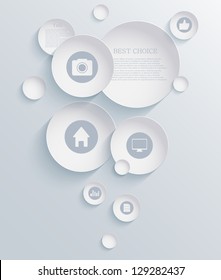 Vector infographic background design. Eps10