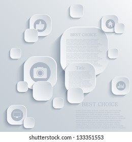 Vector infographic background design. Eps10