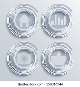Vector infographic background design. Eps10
