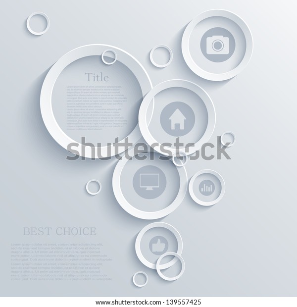 Vector Infographic Background Design Eps10 Stock Vector (Royalty Free ...