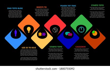 Vector infographic background with place for your text - vector