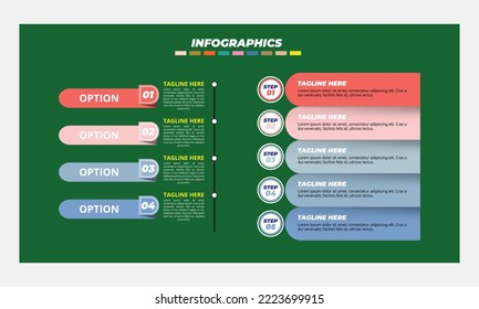 Vector Infographic Banner Template Design 