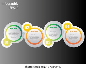  vector infographic banners eps10 bubbles for your text