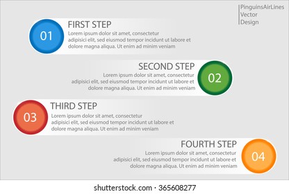Vector infographic banners modern style