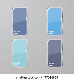 Vector infographic. banners set.Glass