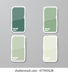 Vector infographic. banners set.Glass