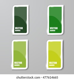 Vector infographic. banners set.Glass