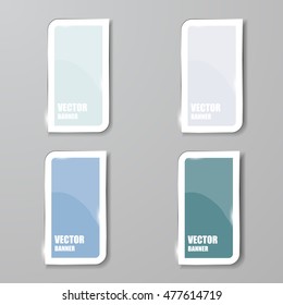 Vector infographic. banners set.Glass