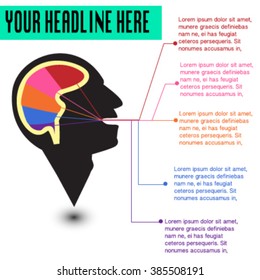 Vector infographic or business background. Poster design.
