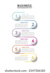 Modelo de apresentação de negócios infográfico vetorial com interconexão circular com 4 opções.