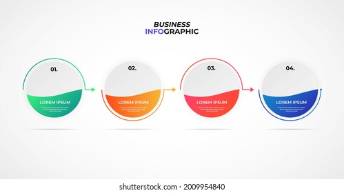 vector infographic business template design