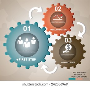 Vector infographic business templates - Illustration