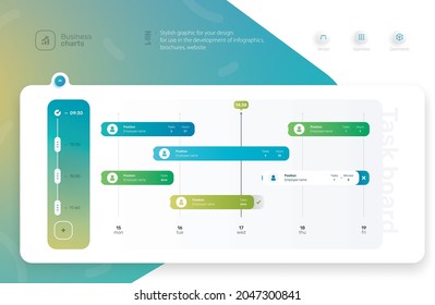 Vector infographic chart template. Business concept with seven options. For flowchart, steps, parts, infographic, diagram. Can be used for your presentations, workflow layout, web. Vector eps№1