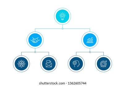 Vector infographic circles with icons and 7 options or steps. Infographics for business concept. Can be used for presentations banner, workflow layout, process diagram, flow chart, info graph.