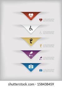 Vector infographic composition.