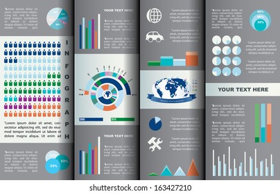 Vector infographic composition.