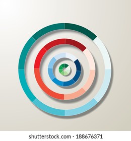 Vector infographic composition.