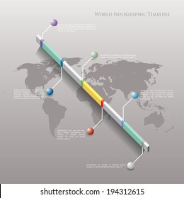 Vector infographic composition.