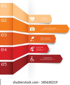 Vector infographic composition with medic elements.