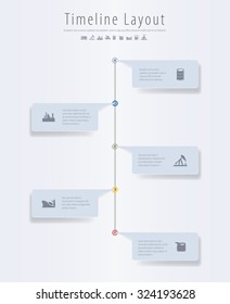 Vector infographic composition with oil industry icons.