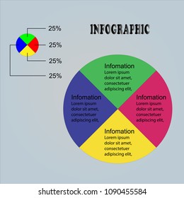 vector, info-graphic concept