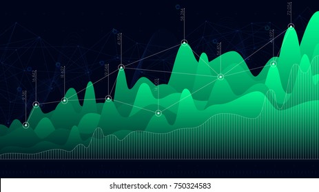 Vector infographic dashboard design graphs business analytics