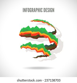 Vector infographic design