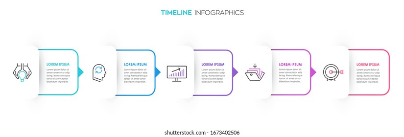 Vector Infographic design with 5 options or steps. Infographics for business concept. Can be used for presentations banner, workflow layout, process diagram, flow chart, info graph