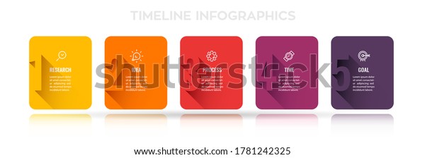 Vector\
Infographic design with 5 options or steps. Infographics for\
business concept. Can be used for presentations banner, workflow\
layout, process diagram, flow chart, info\
graph