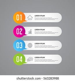 Vector infographic design. Business design elements set.