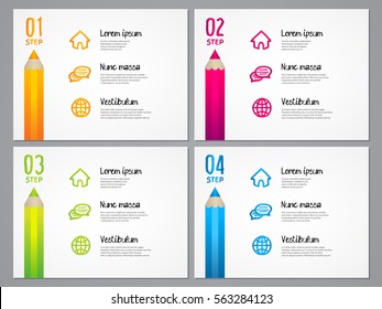Vector infographic design. Business design elements set.