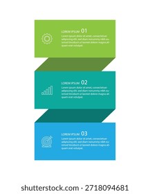 Vector Infographic design business template with icons and 3 options or steps. Can be used for process diagram, presentations, workflow layout, banner, flow chart, info graph