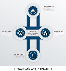 Vector infographic design element. Eps10