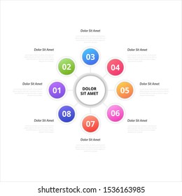 Vector infographic design elements. Modern infographic design