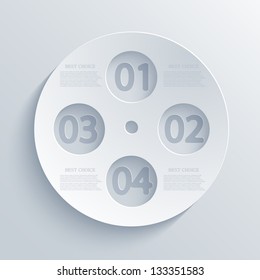 Vector infographic design. Eps10