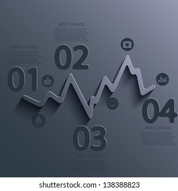 Vector infographic design. Eps10